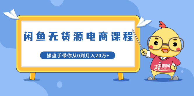 龟课·闲鱼无货源电商课程第20期：闲鱼项目操盘手带你从0到月入20万+-副业资源站 | 数域行者