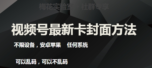 梅花实验室社群最新卡封面玩法3.0，不限设备，安卓苹果任何系统-副业资源站 | 数域行者