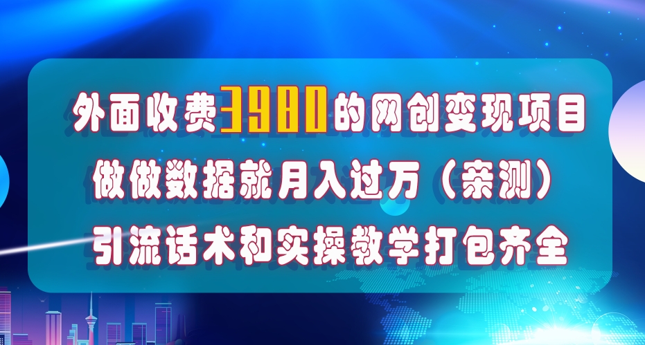 在短视频等全媒体平台做数据流量优化，实测一月1W+，在外至少收费4000+-副业资源站 | 数域行者