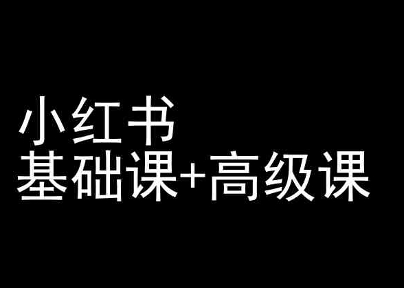 小红书基础课+高级课-小红书运营教程-副业资源站 | 数域行者