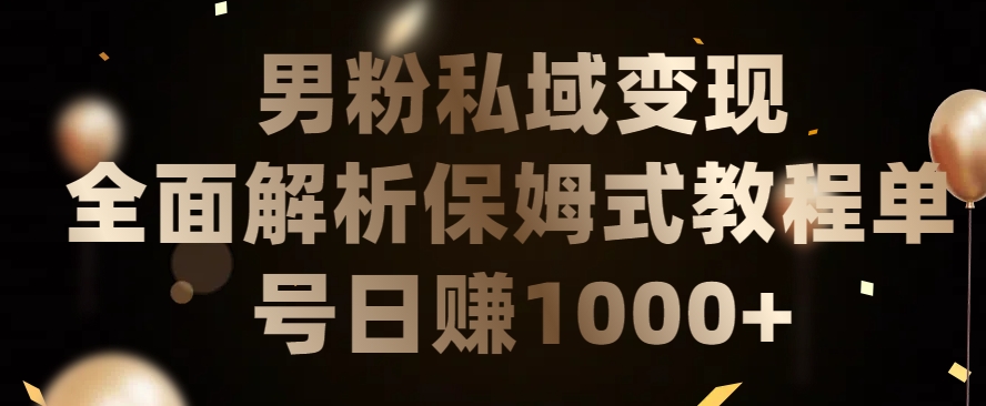 男粉私域长期靠谱的项目，经久不衰的lsp流量，日引流200+，日变现1000+【揭秘】-副业资源站 | 数域行者