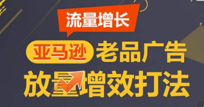 亚马逊流量增长-老品广告放量增效打法，循序渐进，打造更多TOP listing​-副业资源站 | 数域行者