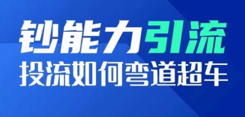 钞能力引流：投流如何弯道超车，投流系数及增长方法，创造爆款短视频-副业资源站 | 数域行者