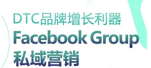 DTC品牌增长利器：Facebook Group私域营销策略-副业资源站 | 数域行者