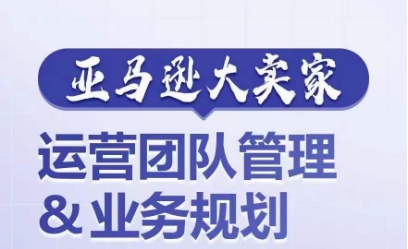 亚马逊大卖家-运营团队管理&业务规划，为你揭秘如何打造超强实力的运营团队-副业资源站 | 数域行者