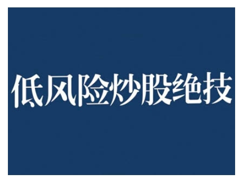 2024低风险股票实操营，低风险，高回报-副业资源站 | 数域行者