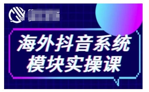 海外抖音Tiktok系统模块实操课，TK短视频带货，TK直播带货，TK小店端实操等-副业资源站 | 数域行者