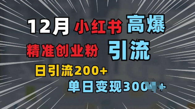 小红书一张图片“引爆”创业粉，单日+200+精准创业粉 可筛选付费意识创业粉【揭秘】-副业资源站 | 数域行者